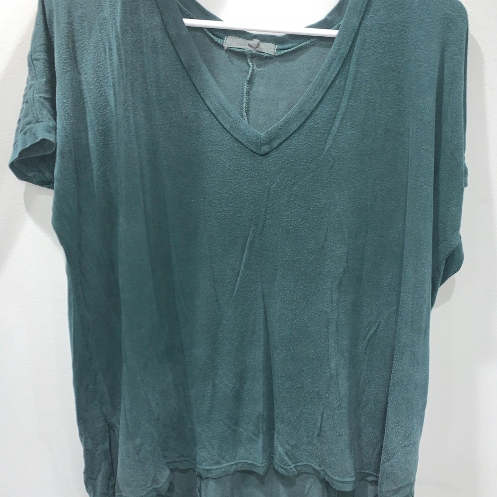 Green blouse